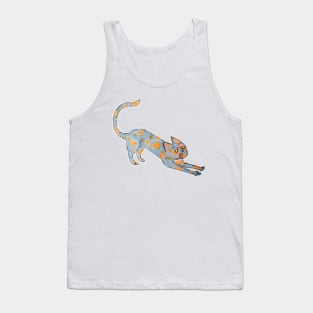 Carey cat watercolour Tank Top